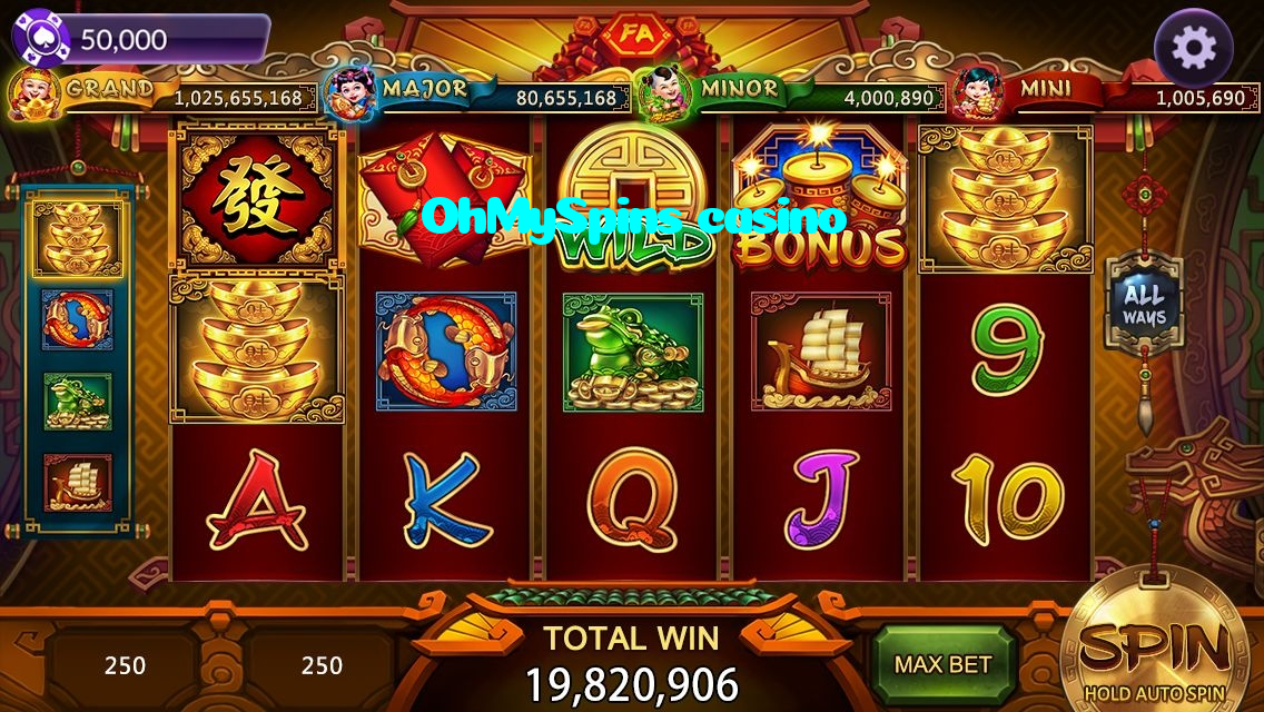 OhMySpins casino casino presented on mobile device in Pakistan with slots and live games